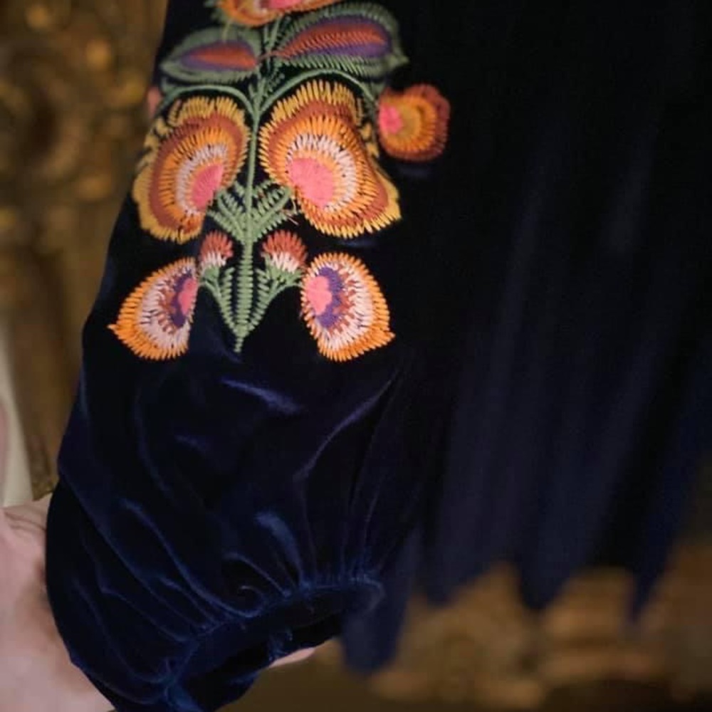 BOHO VELVET DRESS - Picture 4 of 6